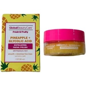 Pineapple + Glycolic Acid Exfoliating Facial Polish - Yellow